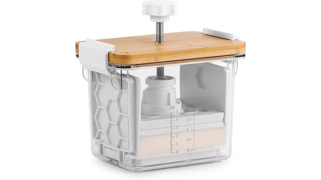 press tofu to remove water