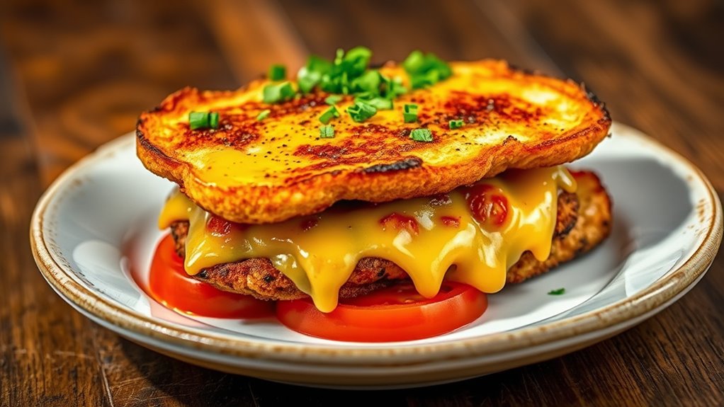 quick plant based chickpea melt
