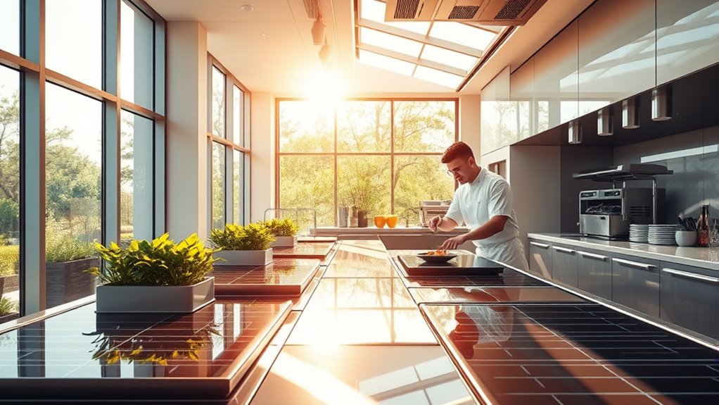 restaurants using solar power