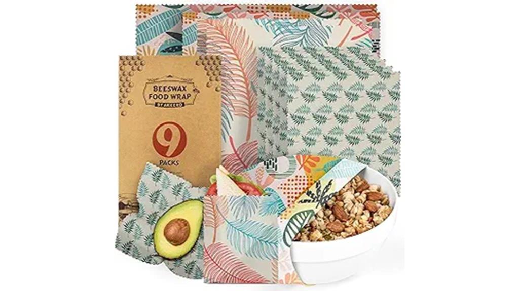 reusable beeswax food wraps