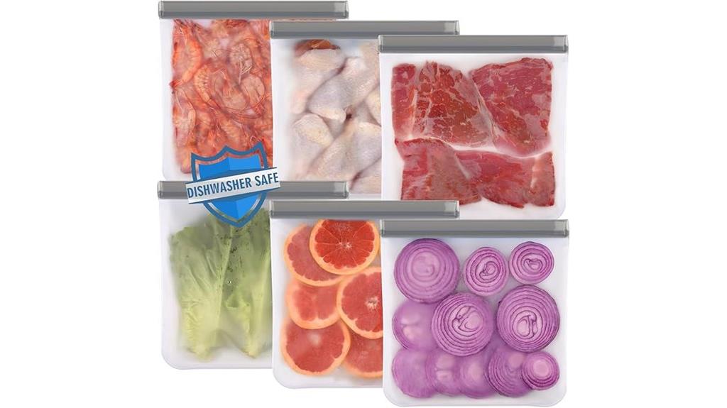 reusable dishwasher safe gallon bags