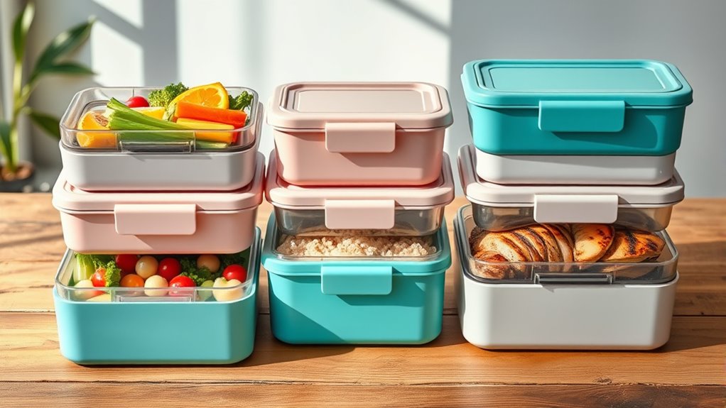 safe practical meal containers
