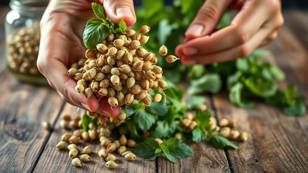 seed saving from grocery herbs