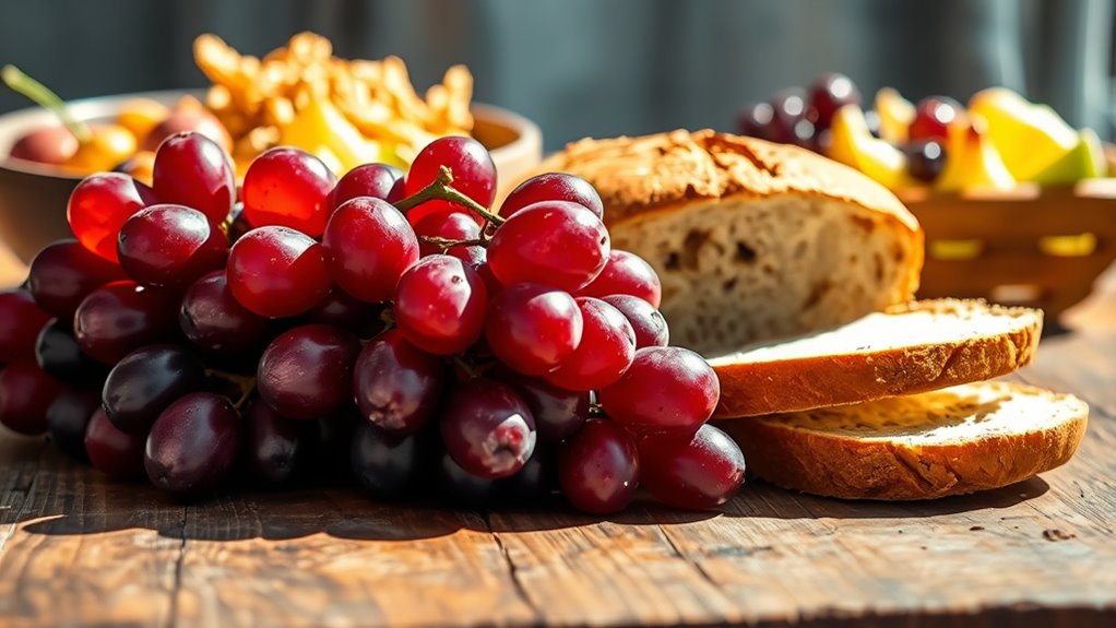 separating fruit and grains