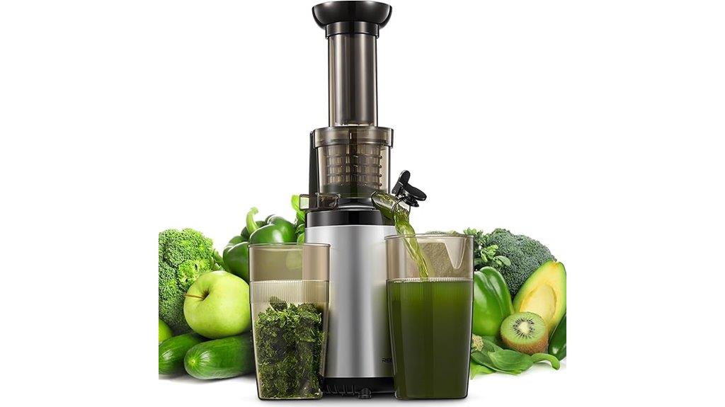 silver cold press juicer