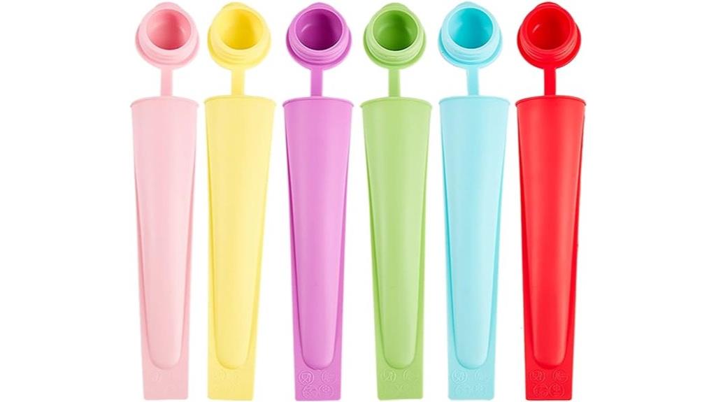 six piece silicone ice molds
