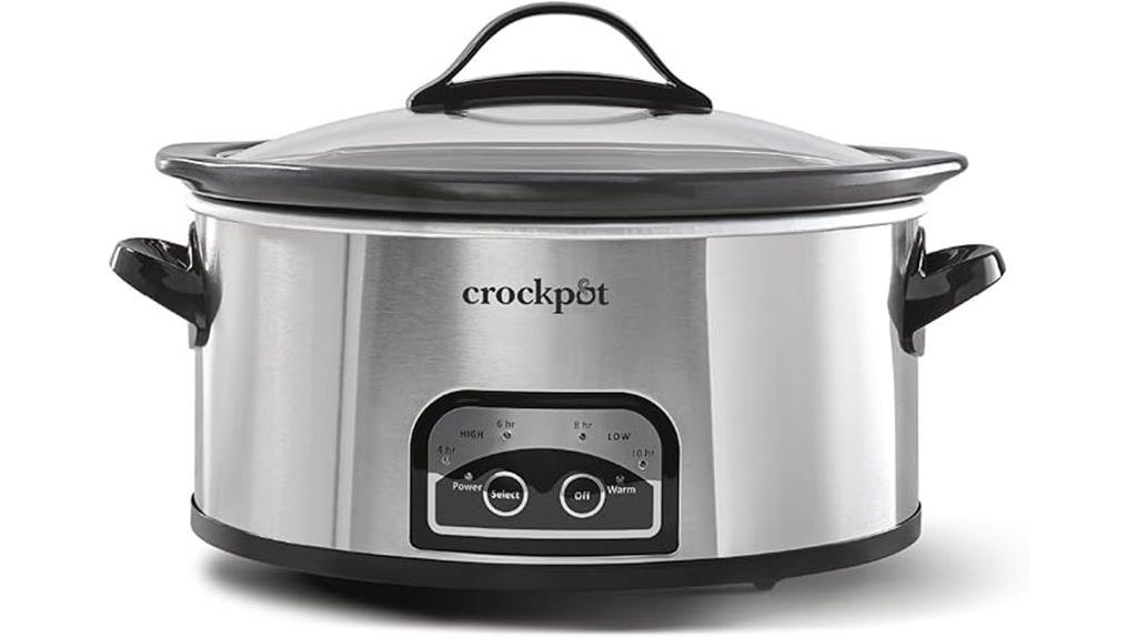 six quart programmable slow cooker