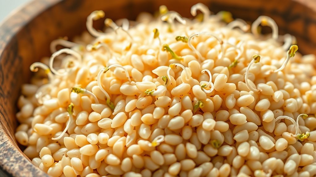 sprouted quinoa enhances protein