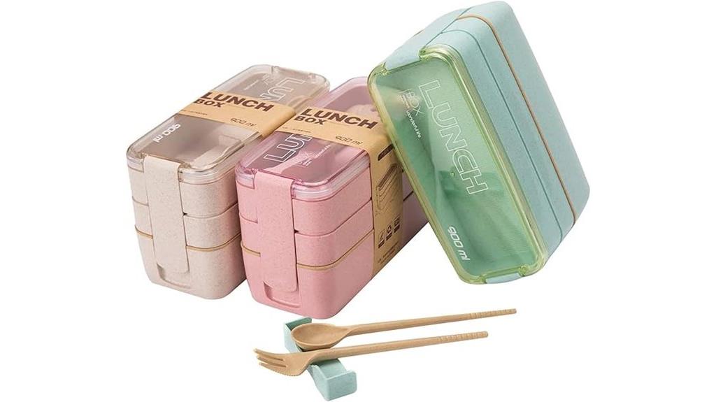 stackable bento box set
