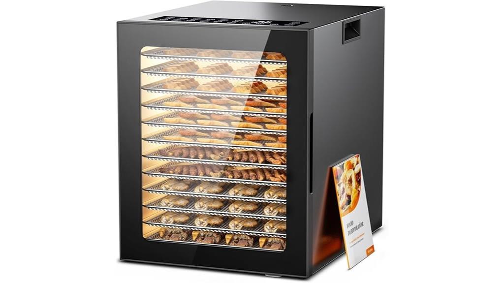 stainless steel 12 tray dehydrator