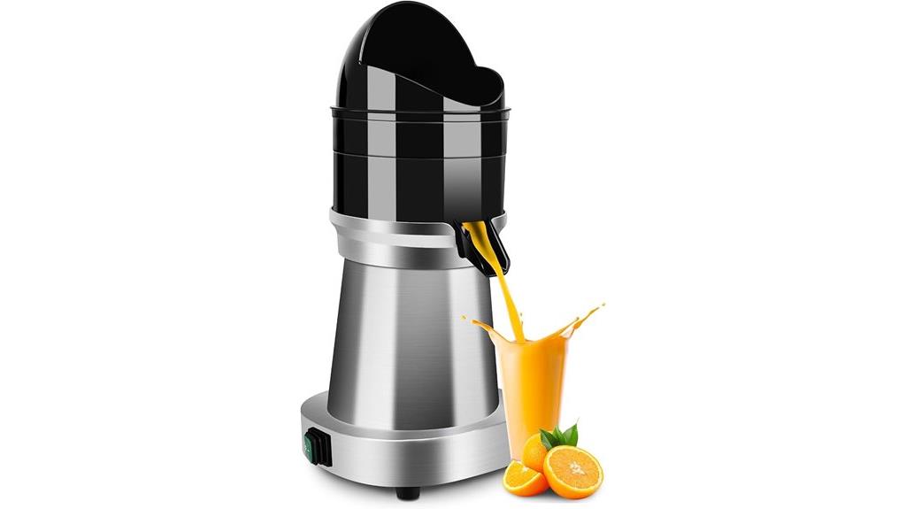 stainless steel citrus juicer