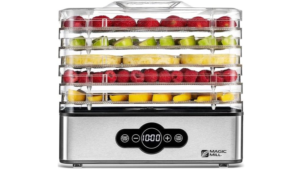 stainless steel digital dehydrator