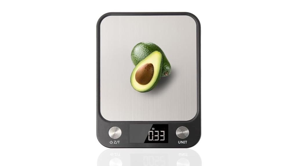 stainless steel food scale