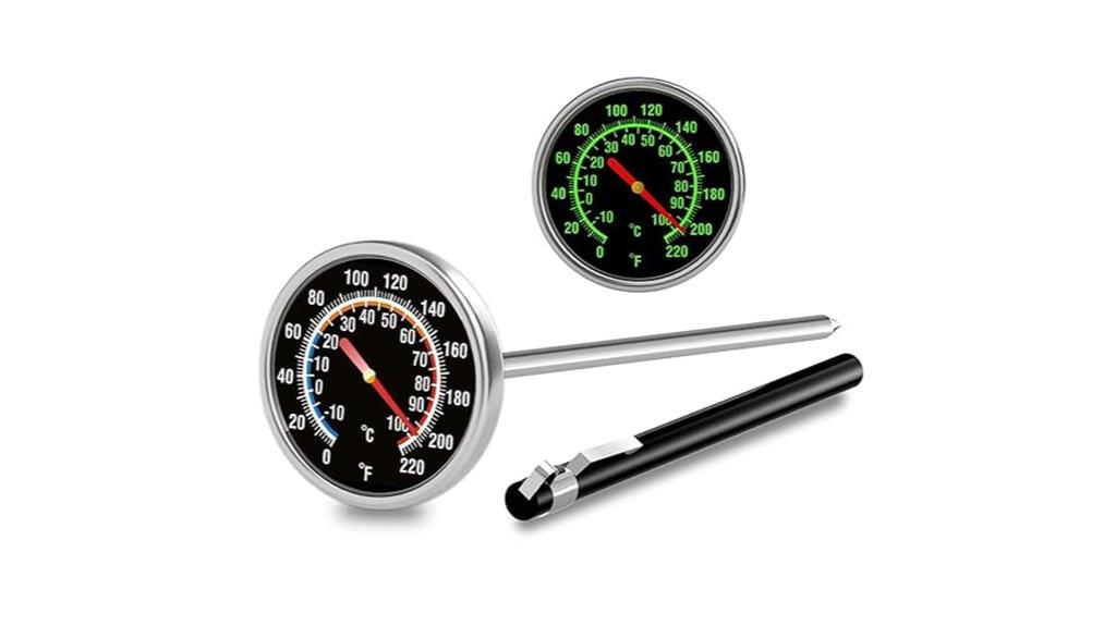 stainless steel meat thermometer