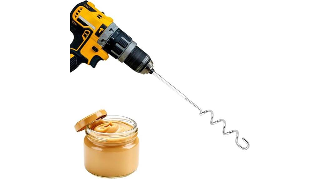 stainless steel nut butter mixer