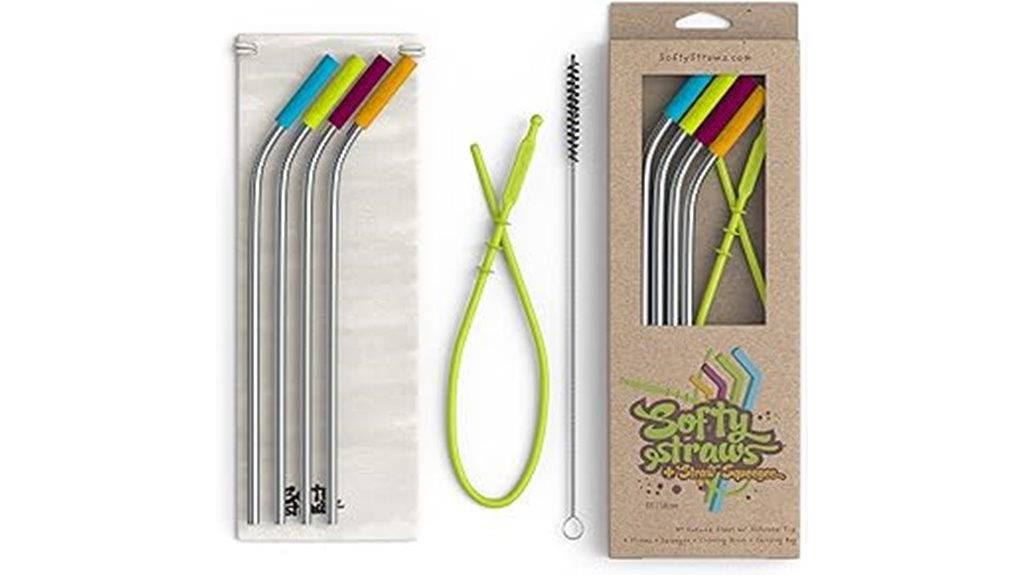 stainless steel reusable straws