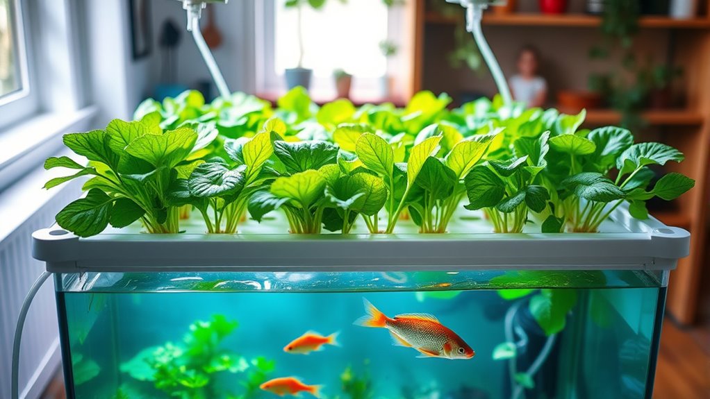 sustainable aquaponics fish maintenance