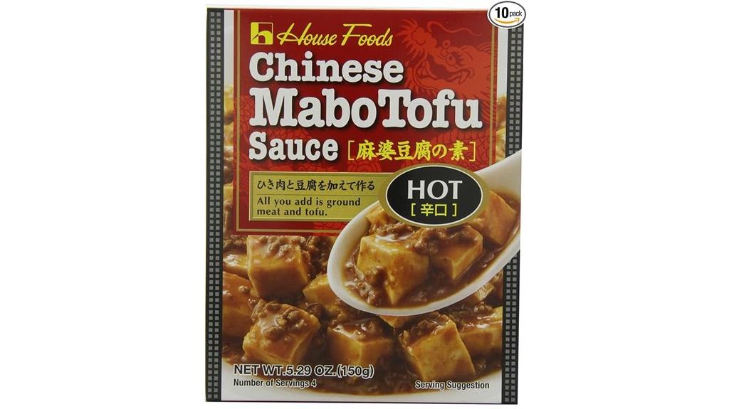ten pack spicy tofu sauce