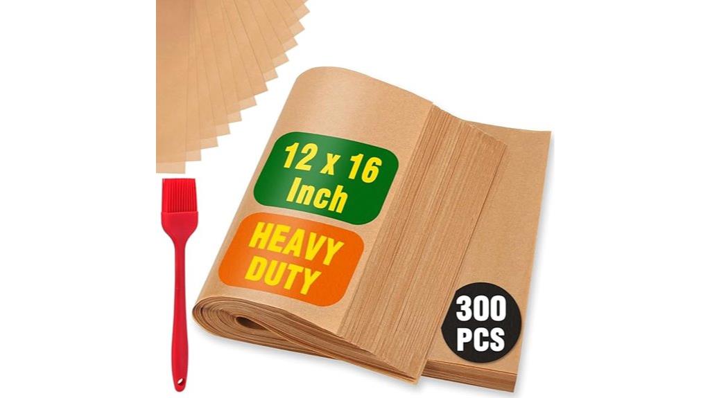 three hundred parchment sheets