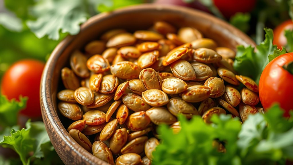 toasted pumpkin seeds boost zinc