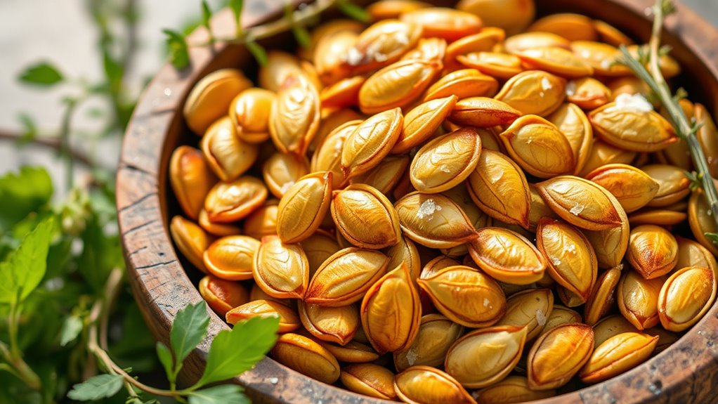 toasted pumpkin seeds zinc