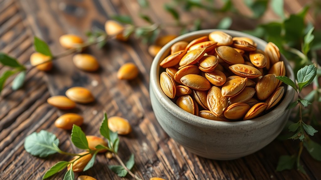 toasted pumpkin seeds zinc