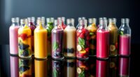 top glass smoothie bottle options