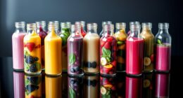 top glass smoothie bottle options