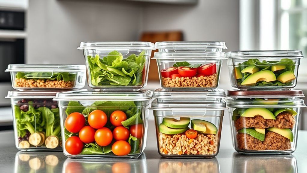 top leak proof glass containers
