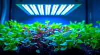 top led microgreen grow lights