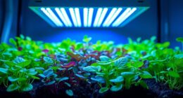 top led microgreen grow lights