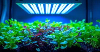 top led microgreen grow lights