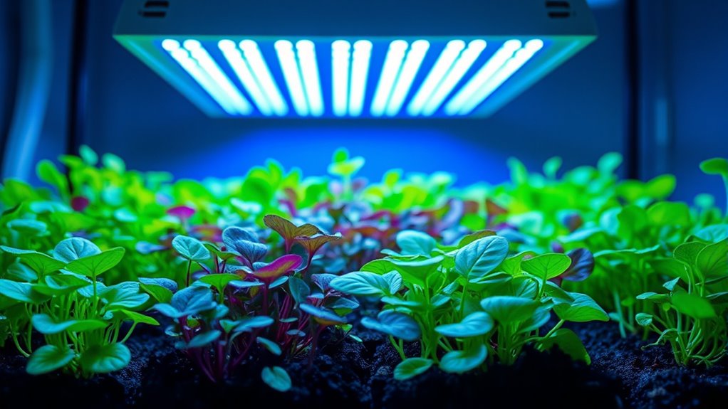 top led microgreen grow lights