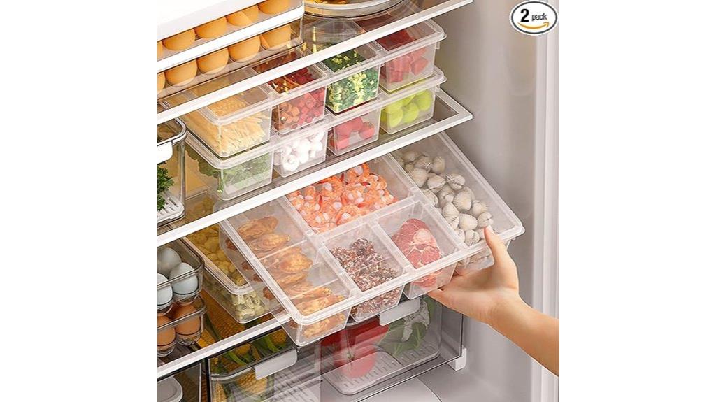 two pack vegetable tray