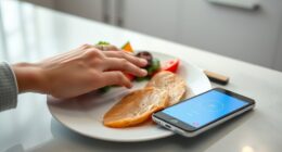 use hand phone plate