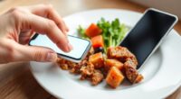 use hand phone plate