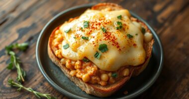 vegan chickpea tuna melt
