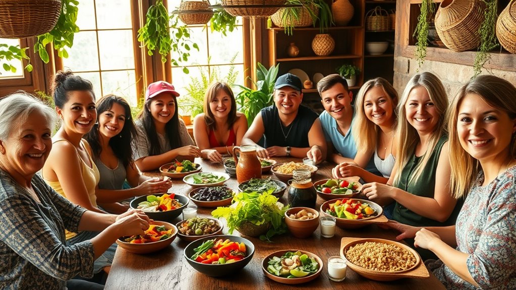vegan communal living routines