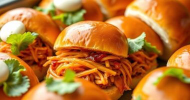 vegan jackfruit pulled sliders