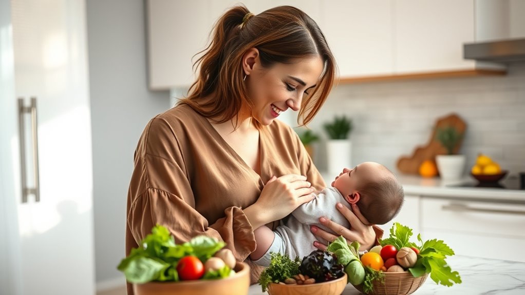 vegan nursing mother nutrition