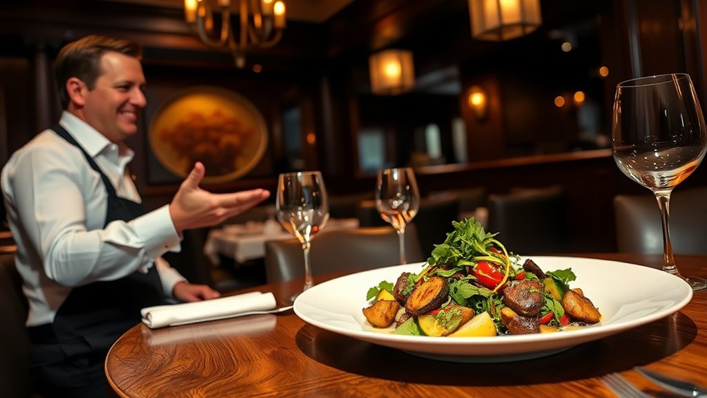 vegan ordering at steakhouses