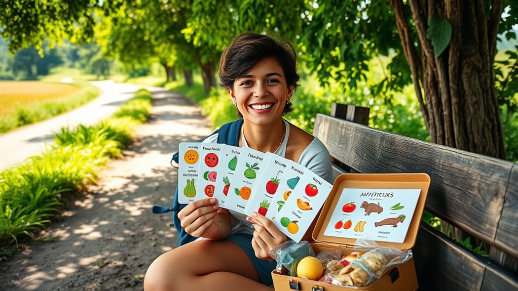 vegan travel language kits