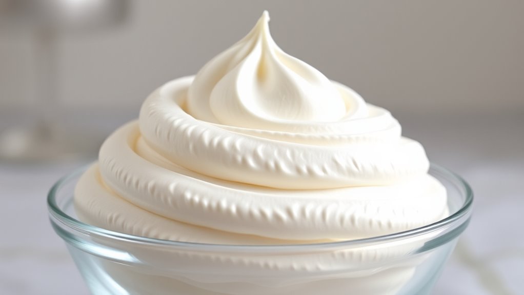 whip stabilize fold bake