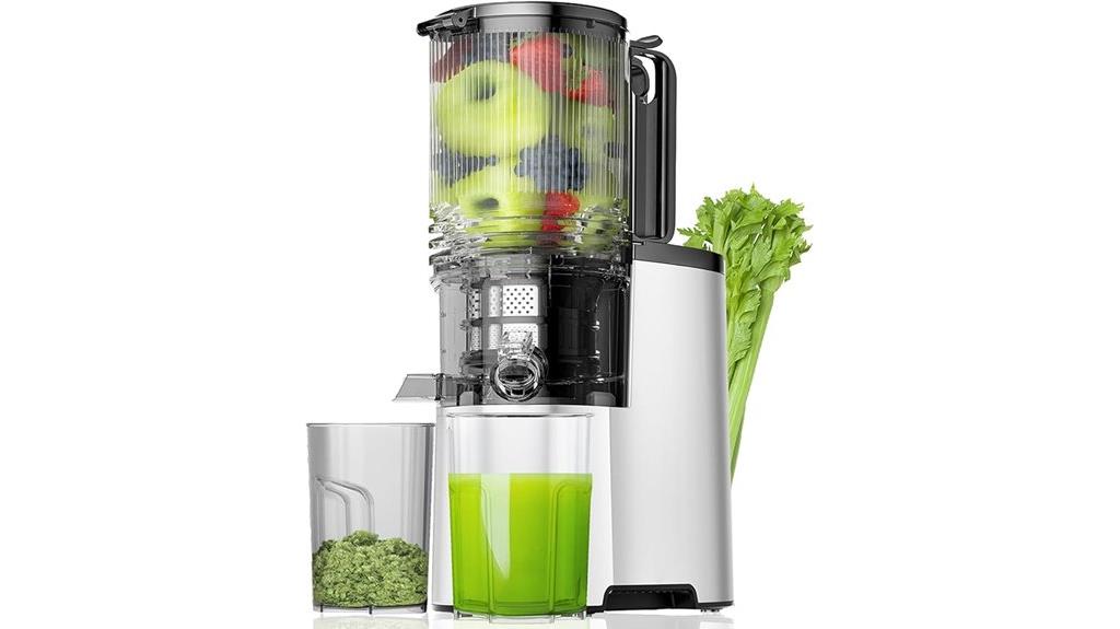 wide feed chute juicer