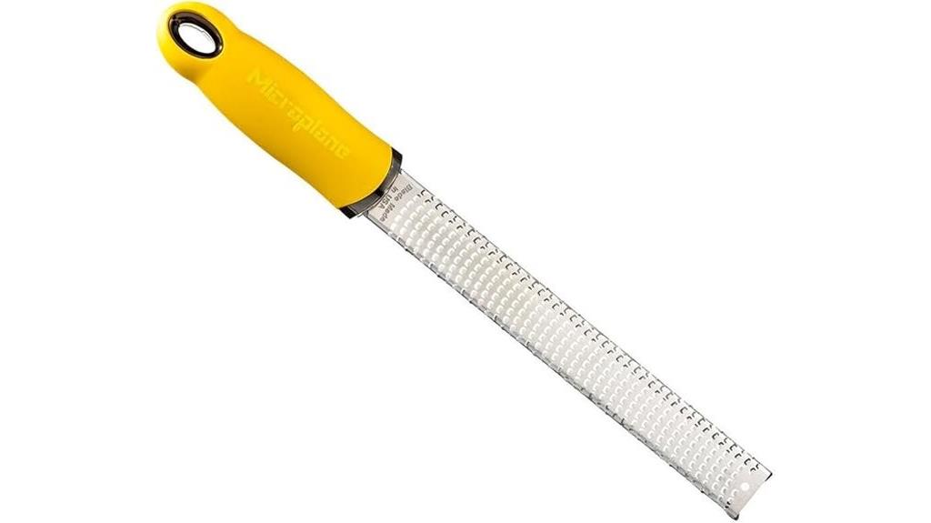 yellow microplane citrus zester