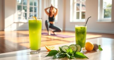 yoga and juice cleanse