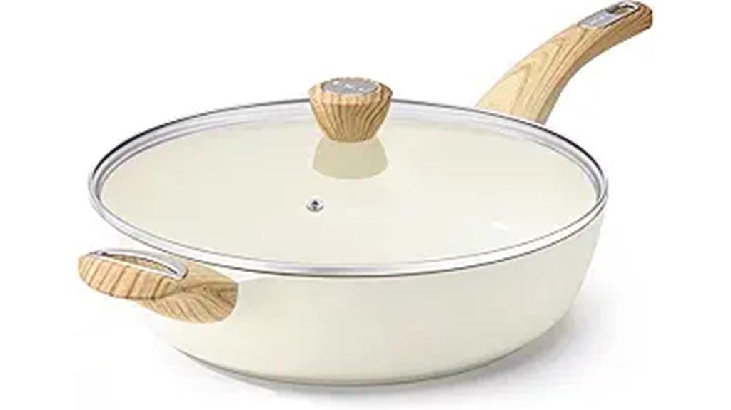 12 inch ceramic skillet