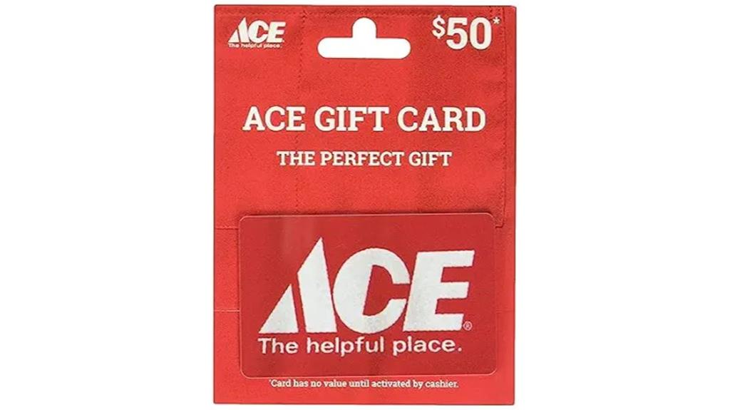 ace hardware gift card