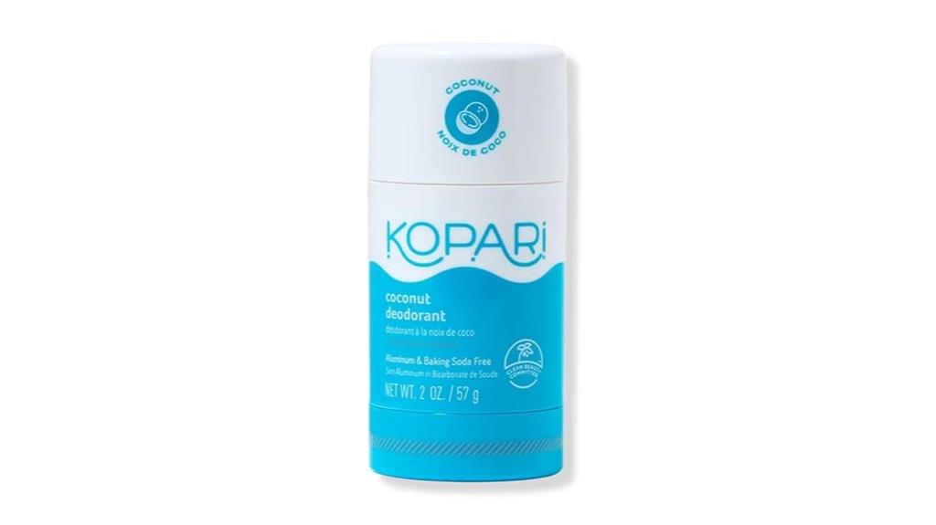 aluminum free coconut deodorant