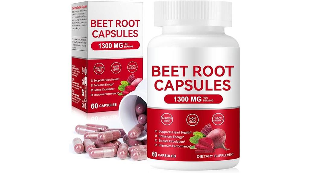 beetroot capsules 1300mg
